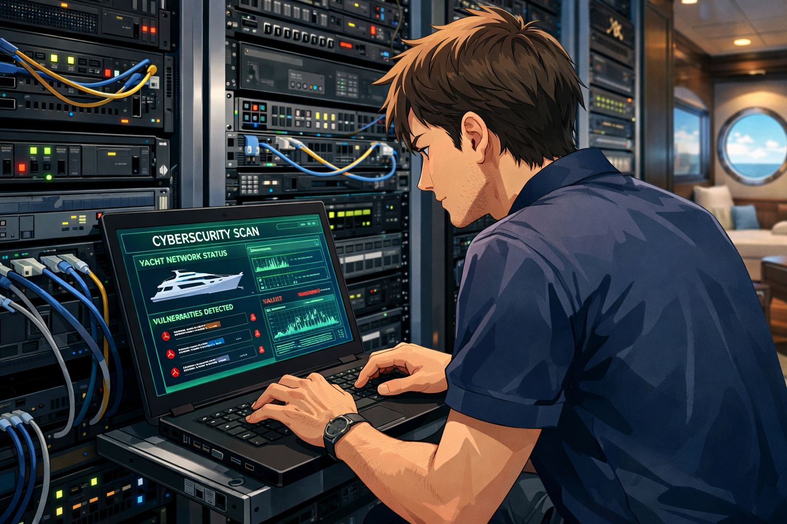 inspection of superyacht cybersecurity